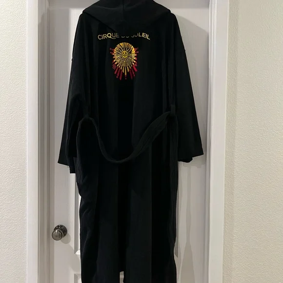 Cirque du Soleil Black Robe with Gold and Red Embroidery - Picture 1 of 6